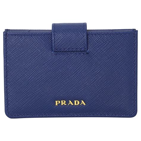 Prada Accordion Saffiano Leather Card Case 